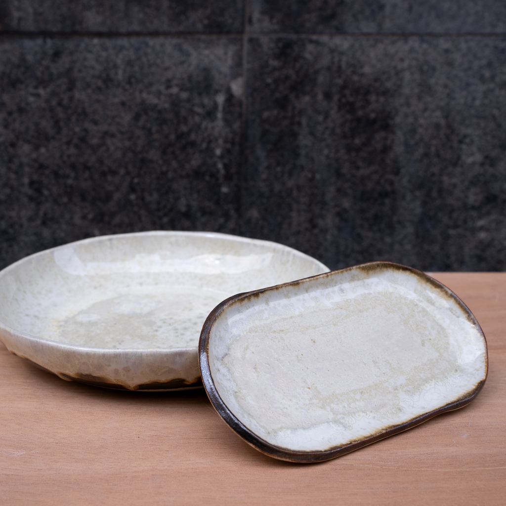 Kawah Putih Oval Platter