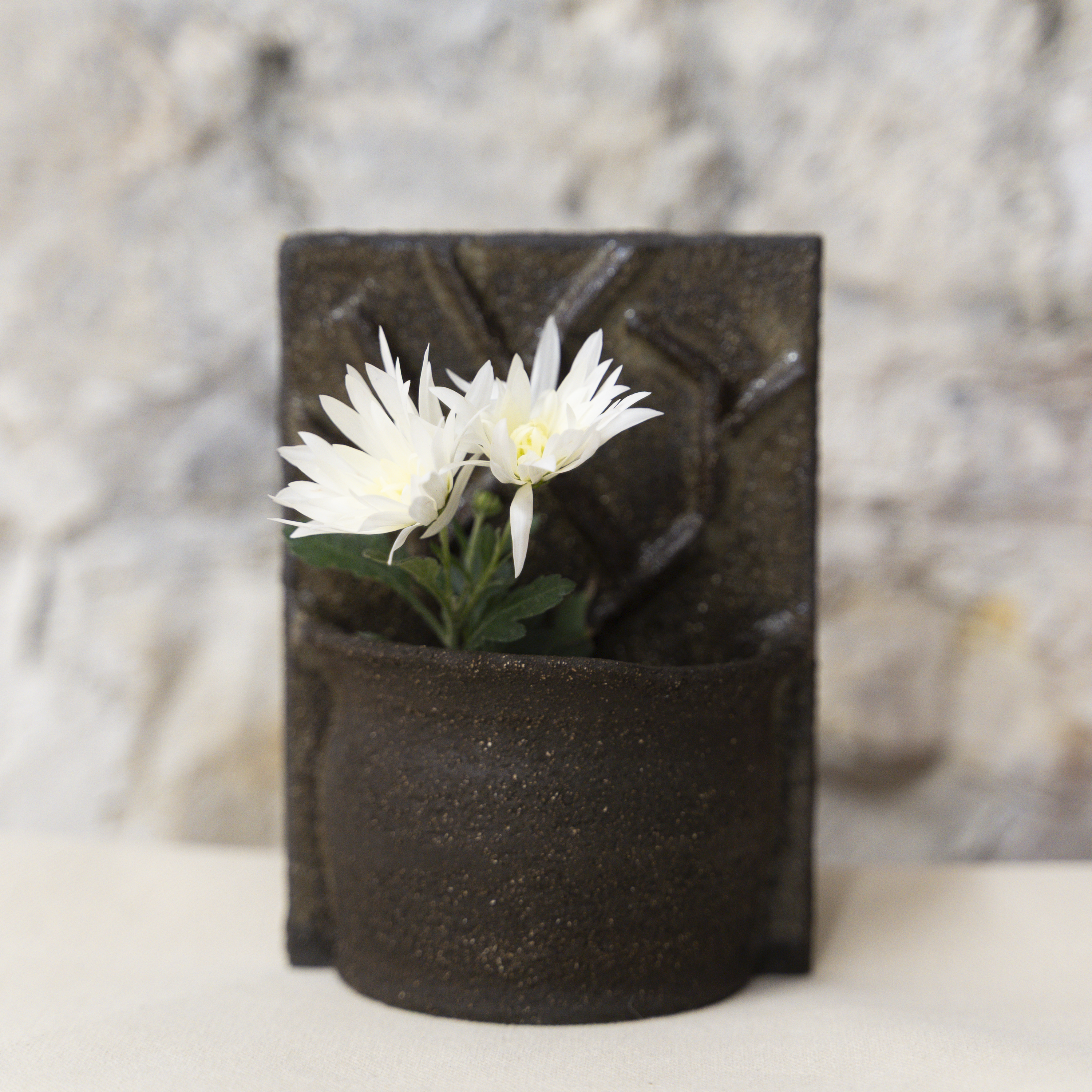 Lignum Flower Pot Bookend
